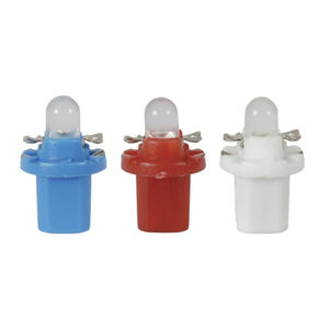 Lampadine LED <span class=keywords><strong>T5</strong></span> B8.5D per Cruscotto Auto, Pannello Strumenti, Indicatori <span class=keywords><strong>12V</strong></span>, Attacco a Vite, Finitura Opaca - Product Image 1