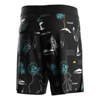 4 Way Stretch Stof Zwembroek Heren Snelle Droge Strandprint Strand Swim Custom Board Shorts