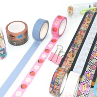 Rubans adhésifs washi personnalisés imprimés en couleur, imperméables et résistants à l'eau