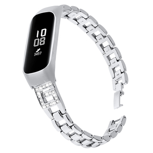 สายนาฬิกาโลหะอัลลอยหรูหราสำหรับ Samsung <span class=keywords><strong>Galaxy</strong></span> <span class=keywords><strong>Fit</strong></span> <span class=keywords><strong>E</strong></span> R375มาใหม่ - Product Image 3