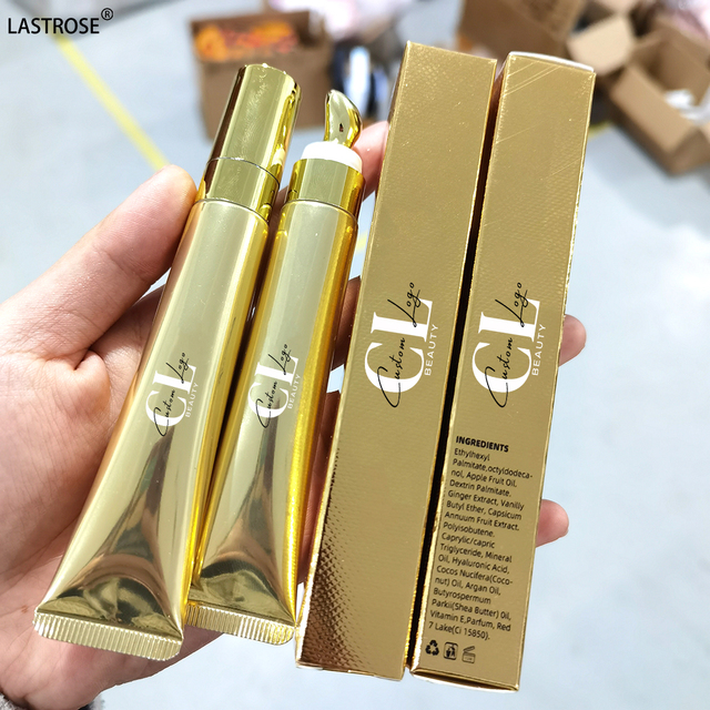 2026 New Arrivals Lip Balm 20ML Gold Silver Squeeze Tube Peptide Treatment Lip Plumper Oil Lip Gloss Private Label