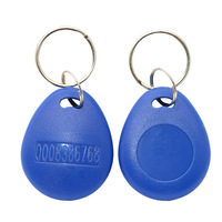 Porte-clés RFID ABS 134,2 KHz, 125 KHz T5577 NFC réinscriptible, porte-clés intelligent de proximité, jeton, étiquette de clé pour contrôle d'accès et sécurité d'entrée
