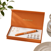 Boîte cadeau magnétique de style livre en orange vif avec insert pour cadeaux, impression personnalisée, rigide, robuste, vente en gros, livraison directe d'usine