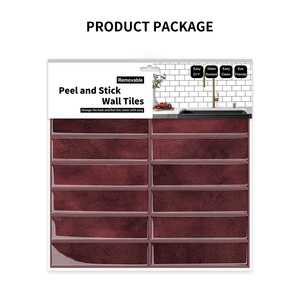 Carreaux muraux autocollants imperméables très demandés pour cuisine et salle de bain, avec autocollants muraux instantanés pour une pose facile en DIY - Product Image 5