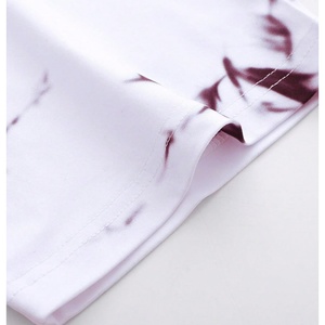 Graphic <b>Tie</b> Dye Knitted T-Shirt Letter Print Crew Neck Short Sleeve Casual Summer Tee Tops <b>Men's</b> Anti-Wrinkle & Breathable - Product Image 5