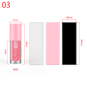 Tube <span class=keywords><strong>Lip</strong></span> <span class=keywords><strong>Gloss</strong></span> 6ml dengan Penutup, Kuas Besar Transparan, Tongkat Besar Warna Ungu untuk Anak, Botol Tube <span class=keywords><strong>Lip</strong></span> <span class=keywords><strong>Gloss</strong></span> Lucu - Product Image 6