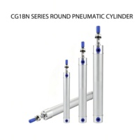 Cylindre pneumatique miniature en alliage d'aluminium à double action, série MAL MBL CG1BN, adapté aux machines industrielles