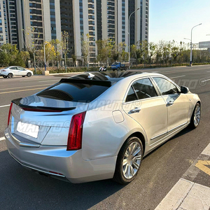 สปอยเลอร์ฝากระโปรงท้ายสำหรับรถ Cadillac ATS Sedan ปี 2013 2014 2015 2016 2017 2018 2019 ลายคาร์บอนไฟเบอร์/สีดำเงา พร้อมลิ้นกันชนหลัง - Product Image 6