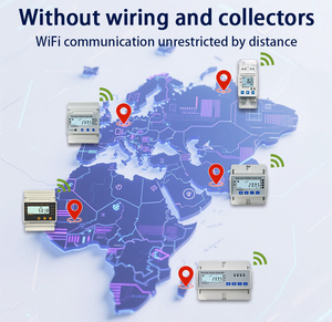 WIFI Mobile APPリアルタイムモニタリングマルチレート課金シングルフェーズ多機能DINレールメーター - Product Image 5