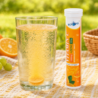 Comprimés effervescents de vitamine C et zinc, 1000 mg de vitamine C, vente en gros directe d'usine