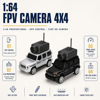 Modèle 6406 1:64 SUV RC en résine avec caméra FPV 2.4GHz, contrôle à distance par application, HD 720P, 7.35cm, lumière ambiante, expert en matière de lumière d'ambiance, prêt à l'emploi, gyroscope intégré