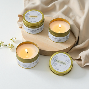 Caja de regalo de gama alta Velas perfumadas Velas orgánicas perfumadas Vela de cera de soja natural ecológica de lujo - Product Image 4