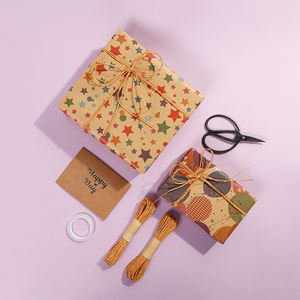 Wholesale 80g Valentine's Day <b>Birthday</b> Kraft <b>Paper</b> 43*300cm Gift Luxury Custom Packaging <b>Wrapping</b> <b>Paper</b> Roll - Product Image 4