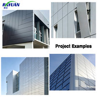 Lámina de Aluminio Anodizado Cepillado para Fachadas, Impermeable, Antirrayaduras, Revestimiento de Protección Contra Lluvia para Baños, Edificios Comerciales/Residenciales
