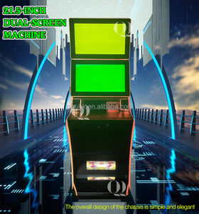 QIQU fabricant armoire en métal 21.5 pouces Double écran avec machine de jeu à écran tactile pour l'amusement - Product Image 2