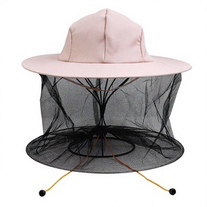 Voile de protection pour apiculteur en maille respirante et ventilée, idéal pour les activités de plein air, coupe standard, polyester 3 couches, rose - Product Image 1