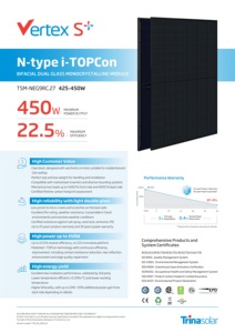 Panneaux solaires monocristallins LONGi JA Canadian All Black certifiés PV 400W-720W Topcon Solar P, en stock aux États-Unis (400W, 410W, 440W, 450W, 500W, 600W, 700W) - Product Image 4