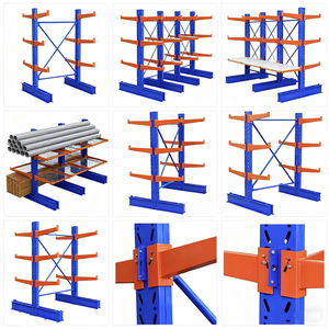 Estantería <span class=keywords><strong>Cantilever</strong></span> Industrial Zhongcang, Marcos Verticales, Estante de Almacenamiento de Acero Resistente, Sistema de Estanterías <span class=keywords><strong>Cantilever</strong></span> Ajustable - Product Image 5