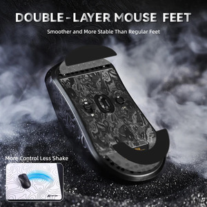 Souris de jeu ATTACK SHARK R11 ULTRA en fibre de carbone sans fil 8K 20000 <span class=keywords><strong>FPS</strong></span> Taux de balayage statique Revêtement en nano-métal Ice PAW3950MAX - Product Image 5