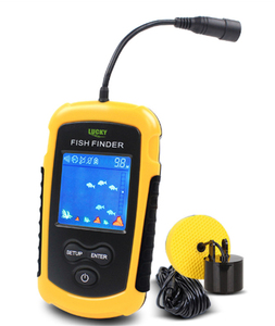 Détecteur de poissons Sonar 100M Détecteur de poissons portable Leurre de pêche <span class=keywords><strong>Sondeur</strong></span> de pêche Transducteur d'alarme Pêche <span class=keywords><strong>en</strong></span> <span class=keywords><strong>mer</strong></span> - Product Image 4