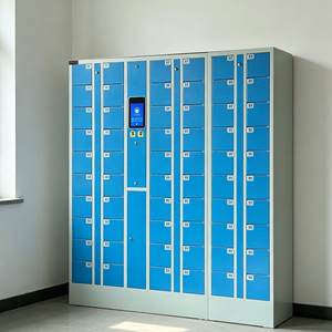 Station <span class=keywords><strong>de</strong></span> recharge pour té<span class=keywords><strong>l</strong></span>éphone portable en métal au design moderne, avec serrure électronique, étanche, écologique, durable, idéale pour le rangement au bureau - Product Image 3
