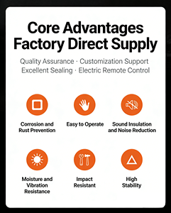 Puerta de Garaje Seccional Automática con Aislamiento Térmico, Acero Galvanizado, Construcción de Espuma de <span class=keywords><strong>PU</strong></span>, Motor Importado para - Product Image 5