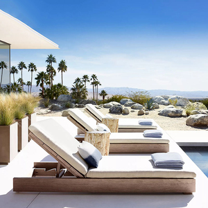 En <span class=keywords><strong>bois</strong></span> Resort Loisirs Hôtel Jardin Piscine <span class=keywords><strong>Chaise</strong></span> Patio <span class=keywords><strong>Chaise</strong></span> Longue Soleil Lit <span class=keywords><strong>Plage</strong></span> Salon <span class=keywords><strong>Chaise</strong></span> Extérieure - Product Image 1