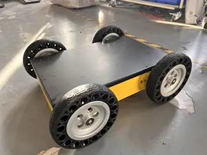 WD Universal Wheeled Robot Base Integrated Power Train with BMS Battery DC48V 2x400W Output Servo Motor & Brake <b>Parts</b> - Product Image 5