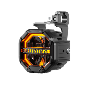 Nouvelle Arrivée Aurora : Phare LED Moto 40W Super Lumineux Blanc Ambre pour Moto, Idéal pour la Conduite et comme Phare Antibrouillard - Product Image 3