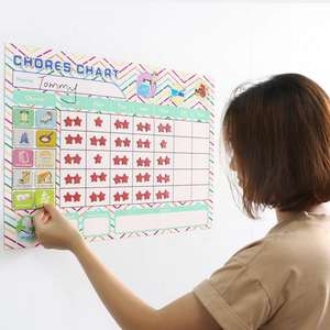 <span class=keywords><strong>Tableau</strong></span> de corvées magnétique Liste de contrôle en plastique Bloc-notes Planification de la liste de tâches <span class=keywords><strong>Tableau</strong></span> quotidien <span class=keywords><strong>pour</strong></span> enfants adultes <span class=keywords><strong>Cuisine</strong></span> Maison - Product Image 5