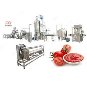 Linha de produção de pasta de tomate, minilinha industrial completa processamento de pasta de tomate