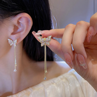S925 argento ago Vintage opale orecchini luce lusso orecchio goccia donne strass orecchino 925 argento ago orecchino di cristallo