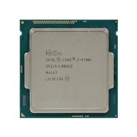 I7 4770k ordinateur CPU pour ordinateur de bureau utilisé processeurs d'origine I7 4 e Quad-core LGA1150 3.5GHz I7 4770k 4790k