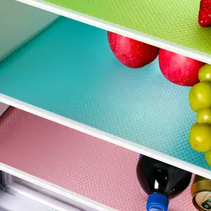 Refrigerator Liners Washable Mats Covers Pads Glass Shelf Cupboard Cabinet Drawer Table Placemats Drawer Mats Shelf Liner