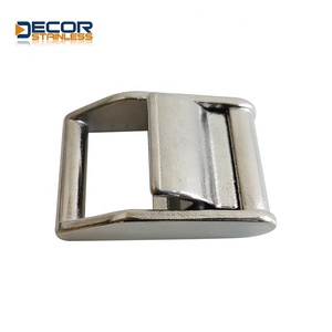 Sangle d'arrimage à cliquet en acier inoxydable ss304 ou ss316, boucle à came de presse - Product Image 5