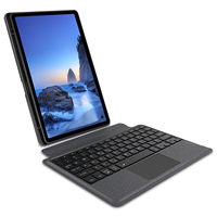 Casing Magnetik untuk Samsung Galaxy Tab S6 Lite 10.4 Inci dengan Trackpad Multifungsi dan Keyboard dengan Lampu Latar RGB 7 Warna