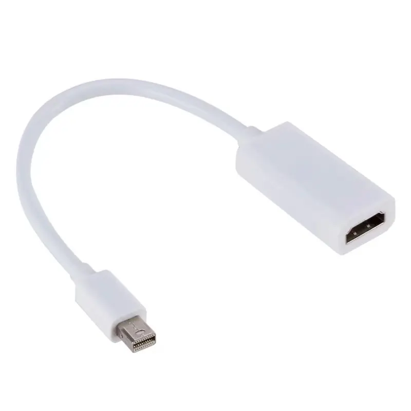 كابل محول صغير 4K من DP إلى HDMI منفذ عرض صغير منفذ Thunderbolt محول لجهاز Macbook Pro Air كاميرا عارض تلفاز حاسوب