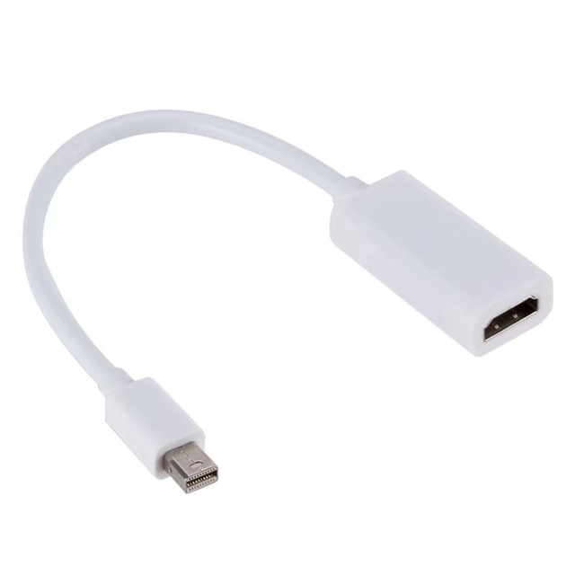 4K Mini DP HDMI Adapter Cable Mini DisplayPort Thunderbolt Port Converter Pro Air Audio Home Projector Camera TV PC