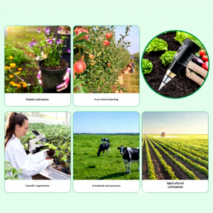 Misuratore di <span class=keywords><strong>pH</strong></span> Portatile per Terreno, Rilevatore di Acidità/Basezza, <span class=keywords><strong>Tester</strong></span> di Umidità con Precisione di 0,2 <span class=keywords><strong>pH</strong></span> - Product Image 4