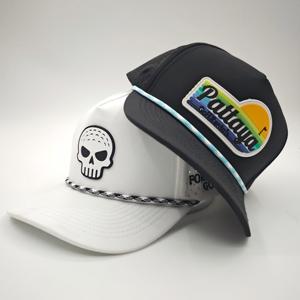 Gorras de Golf Impermeables de 5 Paneles con Visera Ligeramente Curvada para Hombre y Mujer, Gorras de Béisbol con Logotipo Personalizado Bordado, Estilo Deportivo, Diseño de Puntos - Product Image 1