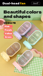 Dd8117b Xách Tay Nhà Có Thể Sạc Lại Quạt Làm Mát Với Đôi Đầu USB Powered Cho Mùa Hè Trong Nhà Hoặc Ngoài Trời Sử Dụng Máy Tính Để Bàn <span class=keywords><strong>Fan</strong></span> - Product Image 4