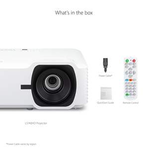 6000 ANSI Lumens 3D WUXGA Laser <strong>Projector</strong> <strong>ViewSonic</strong> LS740W 4K Smart Video Beamer for Presentation Home and Conference Use - Product Image 6