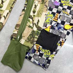 Setelan Piyama Bayi Musim Dingin dari Bahan Bambu Lembut untuk Bayi Baru Lahir, Baju Tidur Anak dengan Ritsleting, Setelan Tidur Bayi Natal Kustom - Product Image 4