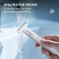 Tondeuse électrique à lame unique pour les voyages, rasoir pour les poils du bikini et du pubis pour femmes, service personnalisé gratuit pour les échantillons