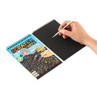 Kreative bunte Skizzenbuch Malerei Notizbuch für Kinder Doodle Scratch Toy Graffiti Malbuch