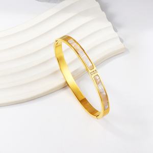 New Arrival <b>Men</b> Ladies <b>Bangle</b> Irregular Stainless Steel Creative Bracelet Personalized 18K Jewelry - Product Image 4