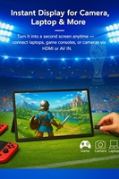 Mini TV LED Portátil de 15.4 Pulgadas, Smart TV Android con Pantalla HD 16:9, 300cd/m², Sintonizador Multisistema para Entusiastas de Partidos de Fútbol