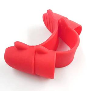 Silicone Oven Mitts Heat Resistant Pinch Grips Finger Protectors <b>Pot</b> <b>Holder</b> Non-slip Waterproof Dishwasher Safe -40C to 230C - Product Image 5