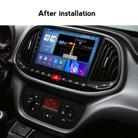 9 pouces 2 DIN WIFI GPS Navigation autoradio Android Carplay lecteur multimédia stéréo pour Fiat Doblo Yeni Kasa 2015 ~ 2019