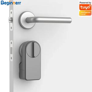 自動ロックトゥヤBLEコードキーパッドを改造デッドボルトユーロほぞりラッチリムロックドリルなし交換ドアロック - Product Image 2